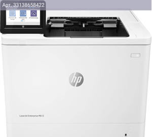 Принтер HP LaserJet Enterprise M612dn белый/черный (7ps86a)