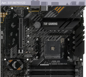 Материнская плата Asus TUF GAMING B550M-PLUS, Soc-AM4, AMD B550, mATX