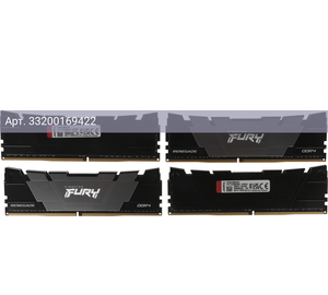 Оперативная память Kingston Fury Renegade Black DDR4 - 4x 8GB, 3600 МГц, DIMM, CL16, RTL (kf436c16rb2k4/32)