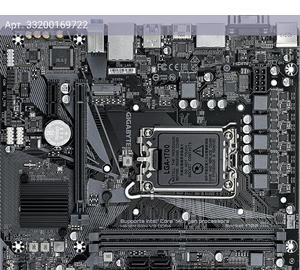 Материнская плата Gigabyte H610M S2H V3 DDR4, Soc-1700, Intel H610, mATX