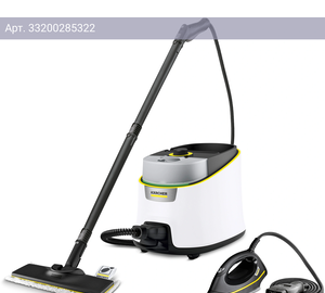 Пароочиститель напольный Karcher SC 4 Deluxe Iron EasyFix белый (1.513-462.0)