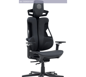 Кресло Cactus CS-CHR-DUO-BBK, обивка: искусственная кожа, цвет: черный