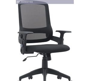 Кресло Cactus CS-MC313-BK, обивка: сетка/ткань, цвет: черный