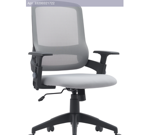 Кресло Cactus CS-MC313-BKGY, обивка: сетка/ткань, цвет: черный/серый