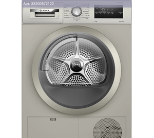 Сушильная машина Bosch Serie 4 WTN86202ME, серебристый, английский