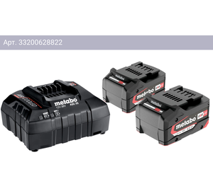 Батарея аккумуляторная Metabo Basic Set 4.0 (625027000) 18В 4Ач Li-Ion (З/У в компл.) (685050000)