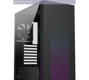 Компьютерный корпус ATX Azza Celesta F черный (csaz-340f celesta)