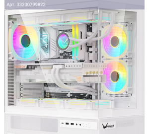 Компьютерный корпус ATX Formula Crystal Z8 Cosmic белый (crystal z8 cos w)