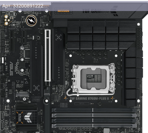 Материнская плата Asus TUF GAMING B760M-PLUS II, Soc-1700, Intel B760, mATX