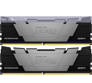 Оперативная память Kingston Fury Renegade Black DDR4 - 2x 8GB, 4266 МГц, DIMM, CL19, RTL (kf442c19rb2k2/16)