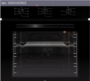 Духовой шкаф Lex EDM 073 BBL черный (CHAO000396)