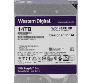 Жесткий диск WD Purple Pro WD142PURP 14TB, SATA III, 3.5
