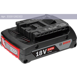 Батарея аккумуляторная Bosch GBA M-B Professional 18В 2Ач Li-Ion (1600z00036)