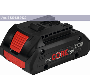 Батарея аккумуляторная Bosch ProCORE18V 18В 4.0Ач Li-Ion (1600a016gb)