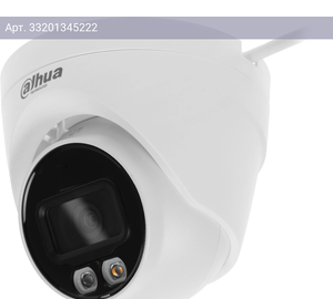 Камера видеонаблюдения Dahua DH-IPC-HDW1439VP-A-IL-0360B, фокусное расстояние фиксированное 3.6мм-2.8мм белый