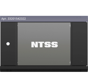 Шкаф коммутационный NTSS NTSS-W12U6045GS NTSS-W12U6045GS-BL 12U черный