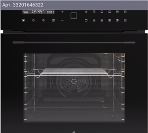 Духовой шкаф Lex EDS 101 BBL черный (CHAO000411)