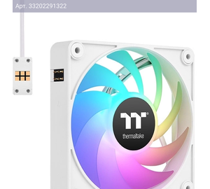 Вентилятор Thermaltake CT140 EX Sync ARGB, 140х140x25, белый, 4-pin (упак.:3шт) Ret (CL-F191-PL14SW-A)