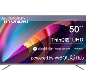 Телевизор Hyundai WebOS H-LED50BU7100, 50
