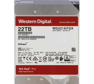 Жесткий диск WD Red Pro WD221KFGX 22TB, SATA III, 3.5