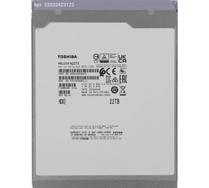 Жесткий диск Toshiba MG10SFA22TE 22TB, SAS 3.0, 3.5