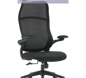Кресло Cactus CS-MC505-BK, обивка: сетка/ткань, цвет: черный/черный