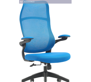 Кресло Cactus CS-MC505-BL, обивка: сетка/ткань, цвет: темно-синий/темно-синий