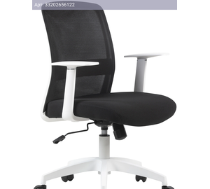 Кресло Cactus CS-WMC333-BK, обивка: сетка/ткань, цвет: черный/черный