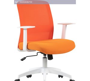 Кресло Cactus CS-WMC333-OR, обивка: сетка/ткань, цвет: оранжевый/оранжевый