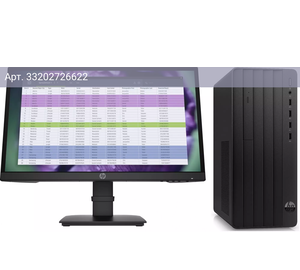 Компьютер HP 290 G9, Intel Core i5 12500, DDR4 8ГБ, SSD 512ГБ, Intel UHD Graphics 770, FreeDOS, черный, русский/английский (6d474ea)