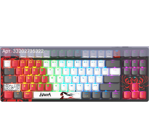 Клавиатура A4Tech Bloody WS87 Naraka, русские и английские буквы, черный (ws87)