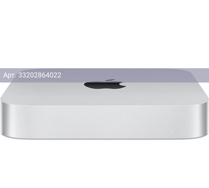 Компьютер Apple Mac mini A2686, Apple M2 8 core 8ГБ, SSD 512ГБ, macOS, серебристый (mmfk3ch/a)