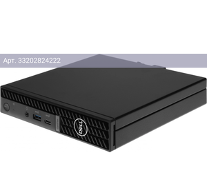 Неттоп Dell Optiplex 7020, Intel Core i3 14100T, DDR5 16ГБ, SSD 512ГБ, Intel UHD Graphics 730, Linux Ubuntu, черный (7020-3620)