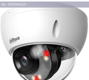Камера видеонаблюдения Dahua DH-IPC-HDBW2449EP-S-IL-0280B, фокусное расстояние фиксированное 2.8мм-2.8мм белый