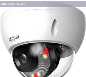 Камера видеонаблюдения Dahua DH-IPC-HDBW2449EP-S-IL-0360B, фокусное расстояние фиксированное 3.6мм-3.6мм белый