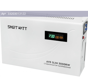 Стабилизатор напряжения Smartwatt AVR Slim 3000RW (4512020310007)