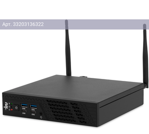 Неттоп IRU 310H6ITF, Intel Core i3 12100, DDR4 8ГБ, SSD 256ГБ, Intel UHD Graphics 730, Windows 11 Pro, черный (2031363)
