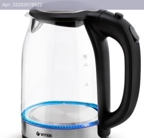 Чайник электрический Vitek VT-7095 прозрачный, стекло