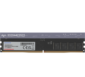 Оперативная память A-Data DDR5 - 32GB, 5600 МГц, DIMM, CL46, RTL (ad5u560032g-s)
