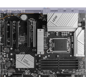Материнская плата MSI PRO B760-P II, Soc-1700, Intel B760, ATX