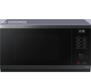 Микроволновая печь Samsung MS23DG4504AGBW, черная сталь