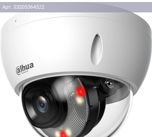 Камера видеонаблюдения Dahua DH-IPC-HDBW2849EP-S-IL-0280B, фокусное расстояние фиксированное 2.8мм-2.8мм белый