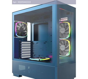 Компьютерный корпус ATX Montech SKY TWO MOROCCO голубой
