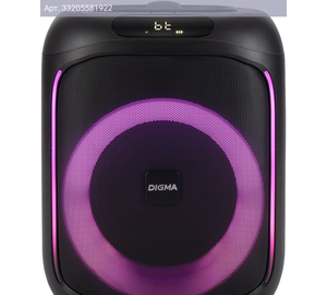 Минисистема Digma D-MC1700 черный
