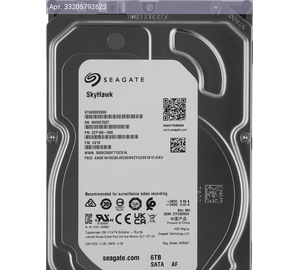 Жесткий диск Seagate Skyhawk ST6000VX008 6TB, SATA III, 3.5