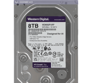 Жесткий диск WD Purple Pro WD8002PURP 8TB, SATA III, 3.5