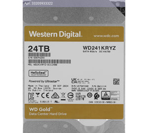 Жесткий диск WD Gold WD241KRYZ 24TB, SATA III, 3.5