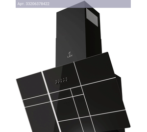 Каминная вытяжка Lex Moza 600 R1 черный (chti000418)