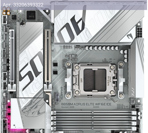 Материнская плата Gigabyte B850M AORUS ELITE WIFI6E ICE, Socket AM5, AMD B850, mATX (b850m a elt wf6e ice)