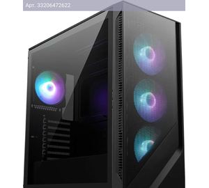 Компьютерный корпус ATX MSI MAG FORGE 321R AIRFLOW черный (306-7g23r22-hh9)